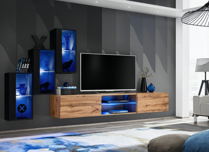 Living room furniture Luxury Wall unit Complete Designer Furnishings Wooden furniture